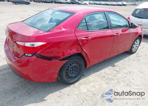 2016 Toyota Corolla Le из США, поврежденный, VIN 2T1BURHE6GC632440